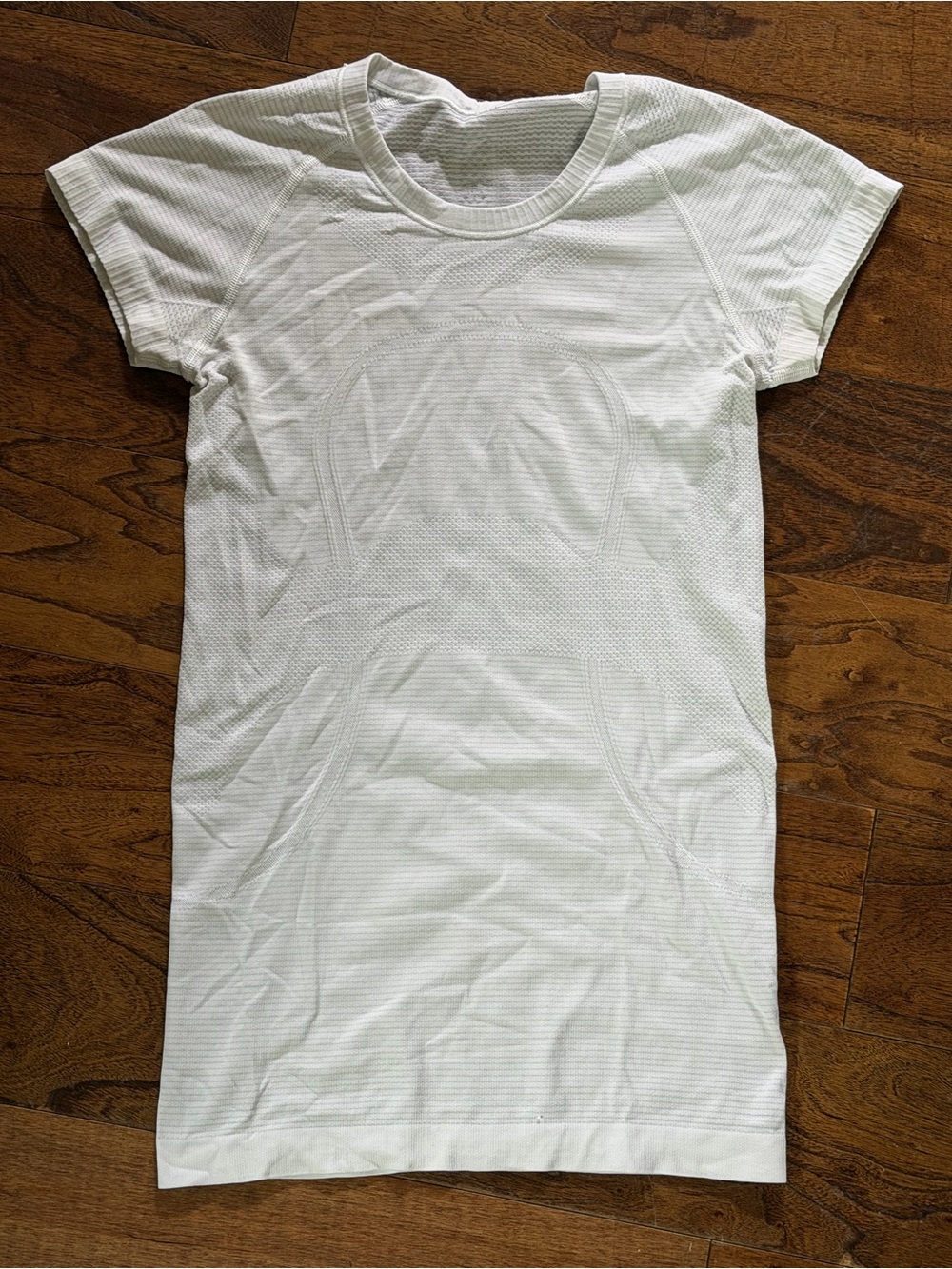 lululemon athletica White Short Sleeve Kids Athletic Tee Dress